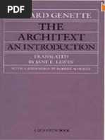 Download Genette Grard 1992 the ARCHITEXT an INTRODUCTION Tr Jane E Lewin Berkeley Los Angeles  Oxford  University of California Press by Sergio Boza Villarreal SN236928705 doc pdf
