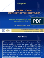 La Tierra Forma Representacion y Movimientos