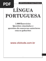 Concursos 1000 Testes de Portugues