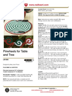 Pinwheels For Table and Tree: ©2010 Coats & Clark P.O. Box 12229 Greenville, SC 29612-0229