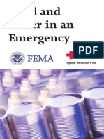 Food and Water in an Emergency