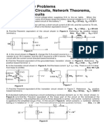 Supplementary Problems DC Equivalent Circuits, Network Theorems, and Bridge Circuits
