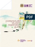 Postgraduate Student Registration Guide: Universiti Sains Malaysia
