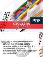 Geogebra: Jonna Lyn G. Gegantoni Discussant