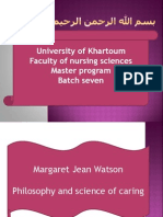 Watson's Caring Theory: Ten Carative Factors and Holistic Nursing Approach