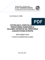 Istorijska Ucestalost I Prostorna Raspodela Olujnih Vetrova Na Teritoriji Jugoistocne Evrope