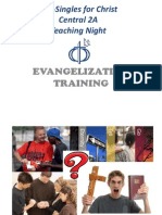 CFC-Singles For Christ Central 2A Teaching Night: Evangelization Training