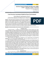 Cost Overrun Assessment Model in Fuzzy Environment