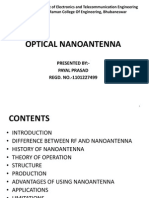 Optical Nanoantenna: Presented By:-Payal Prasad REGD. NO.-1101227499
