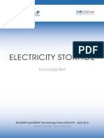 Electricity Storage: Irena
