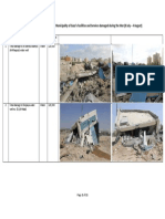 Initial Damage Assessment to the Municipality of Gaza - 9 August 2014