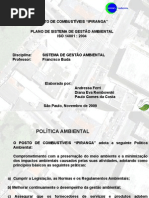 SGA - ISO 14001 , POSTO DE COMBUSTIVEL