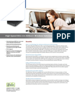 High Speed 802.11n ADSL2+ Wireless Gateway: Benefits