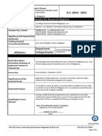 University IP/ Research Registry: Affiliation: Department: College/Faculty