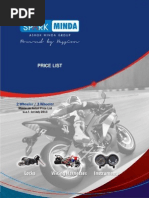 Download MINDA 2  3 Wheelers Price List 2013 by nkj_nbp SN236958260 doc pdf