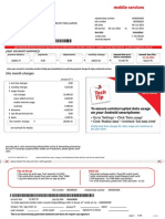 Mobile Services: Your Account Summary