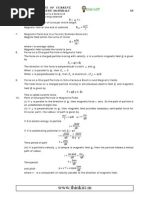 WWW - Thinkiit.in: Magnetic Effects of Current, Magnets and Magnetic Materials