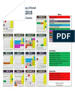 2014-2015 Academic Calendar 