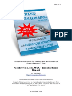 ACCA Essential Exam Report