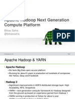 Apache Hadoop Next Generation Compute Platform: Bikas Saha @bikassaha