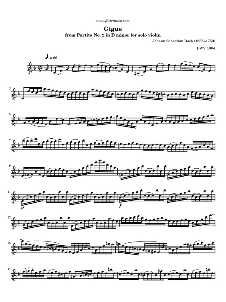 Solo Violin Partita No. 1 in B Minor [with condensed voices
