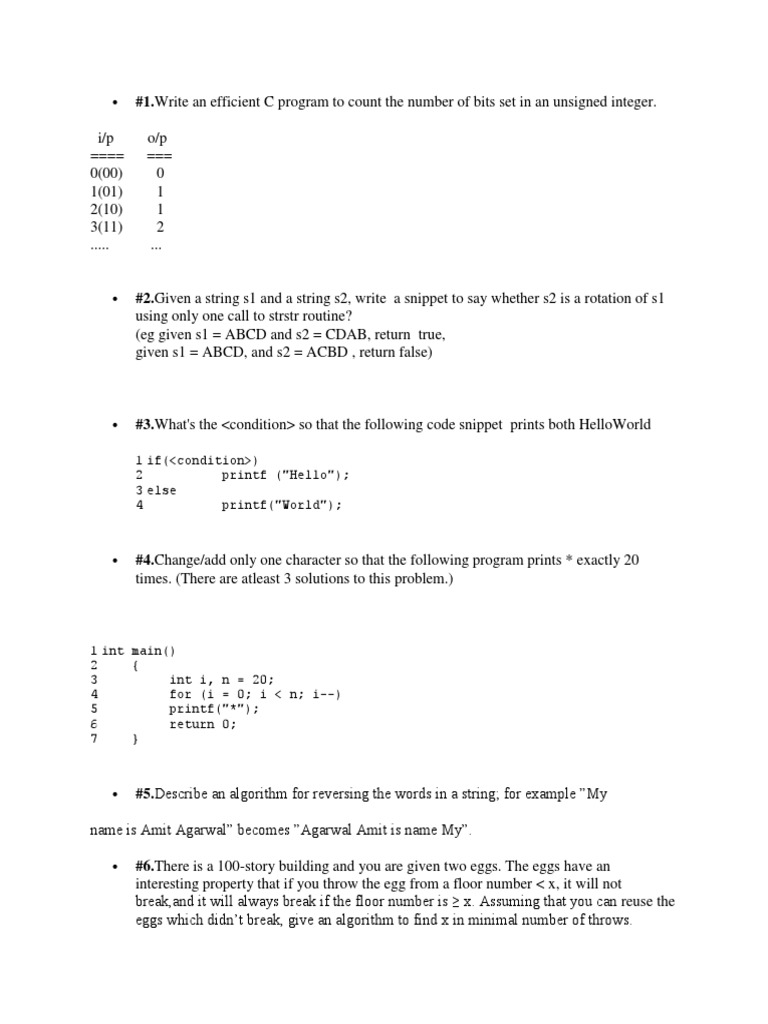 1 2 3 4 If Printf ("Hello") Else Printf ("World") | Download Free PDF ...