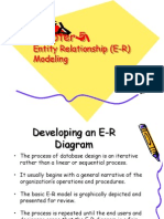 E-R Modeling and Developing E-R Diagrams