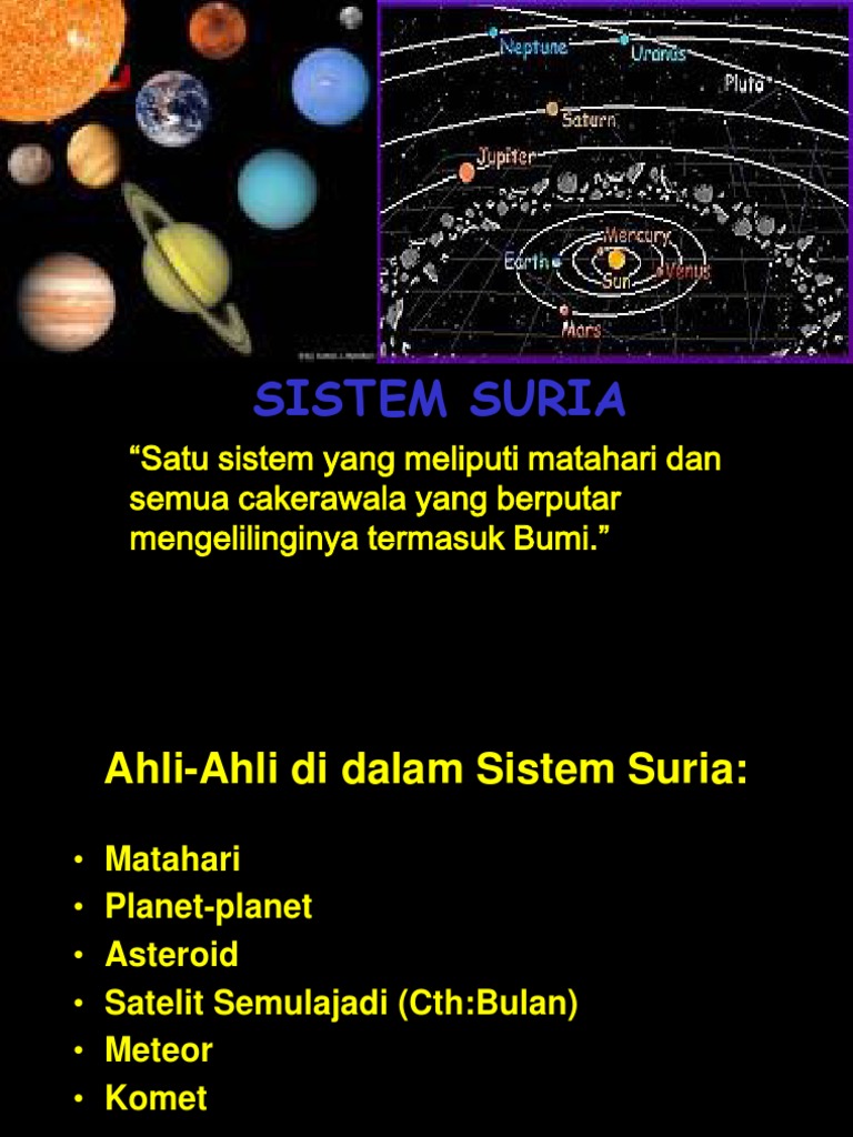 Sistem Suria Tahun 4 Pdf