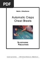 Automatic Craps Cheat Sheets