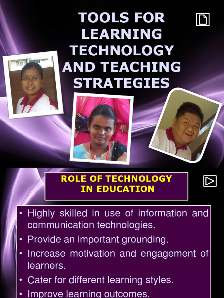 Tools For Learning Technology and Teaching Strategies | PDF