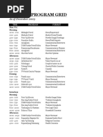 DYAB Cebu Program Schedule