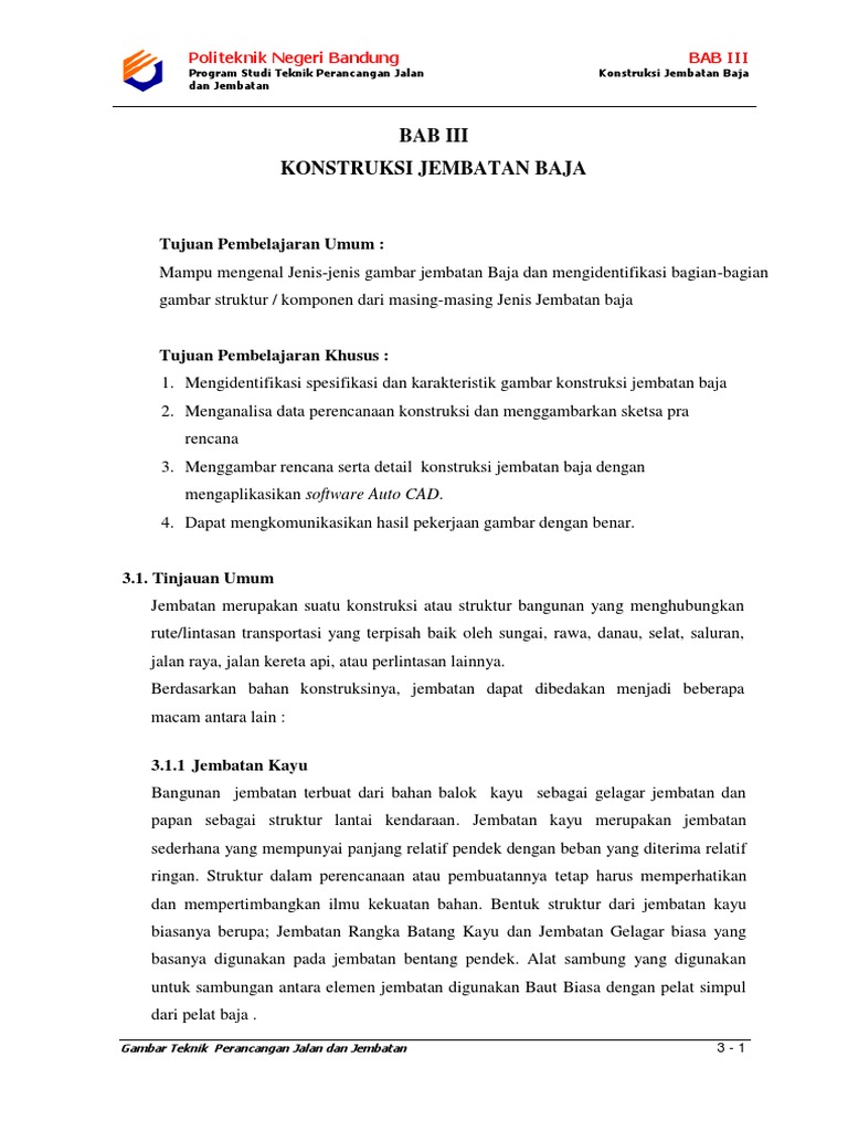 Berfungsi Apakah Bagian Atas Jembatan Sebutkan Konstruksinya Sebutkan Itu