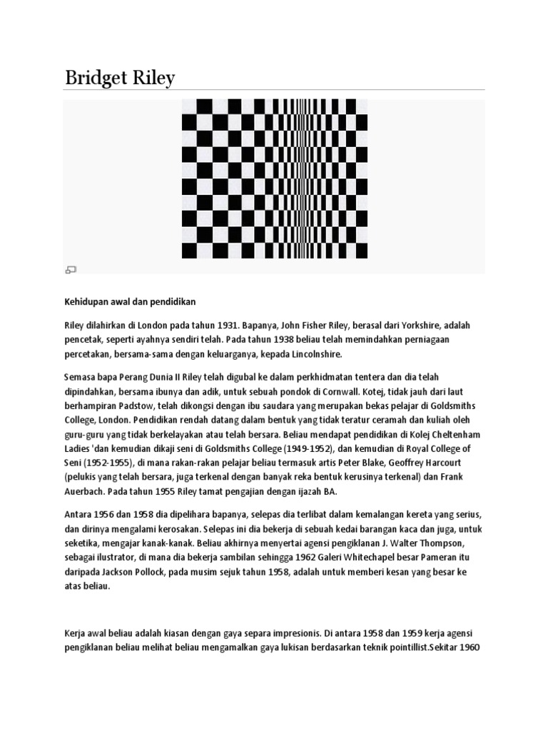 Bridget Riley | PDF