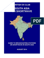 South Asia On Shortwave - by Frequency - August 2014