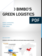 Grupo Bimbo's Green Logistics & Sustainability Goals