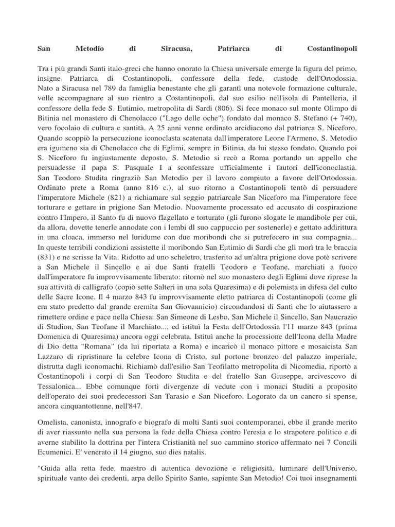 Santi Italo Greci | PDF