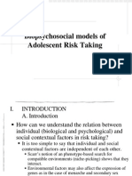 Biopsychosocial Models of Adolescent Risk Taking