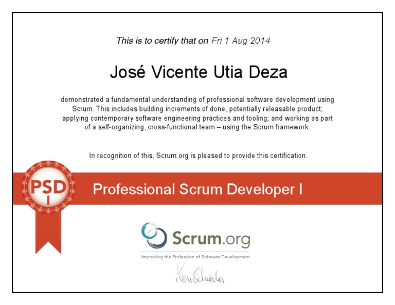 Professional Scrum Developer I Certification | PDF | Computers