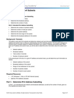 9.1.4.8 Lab - Calculating IPv4 Subnets