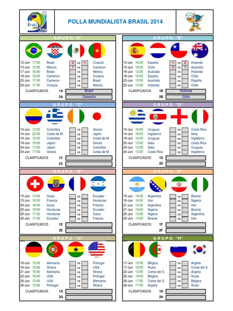 almanaque mundial Códigos de fútbol FIFA Copa del Mundo
