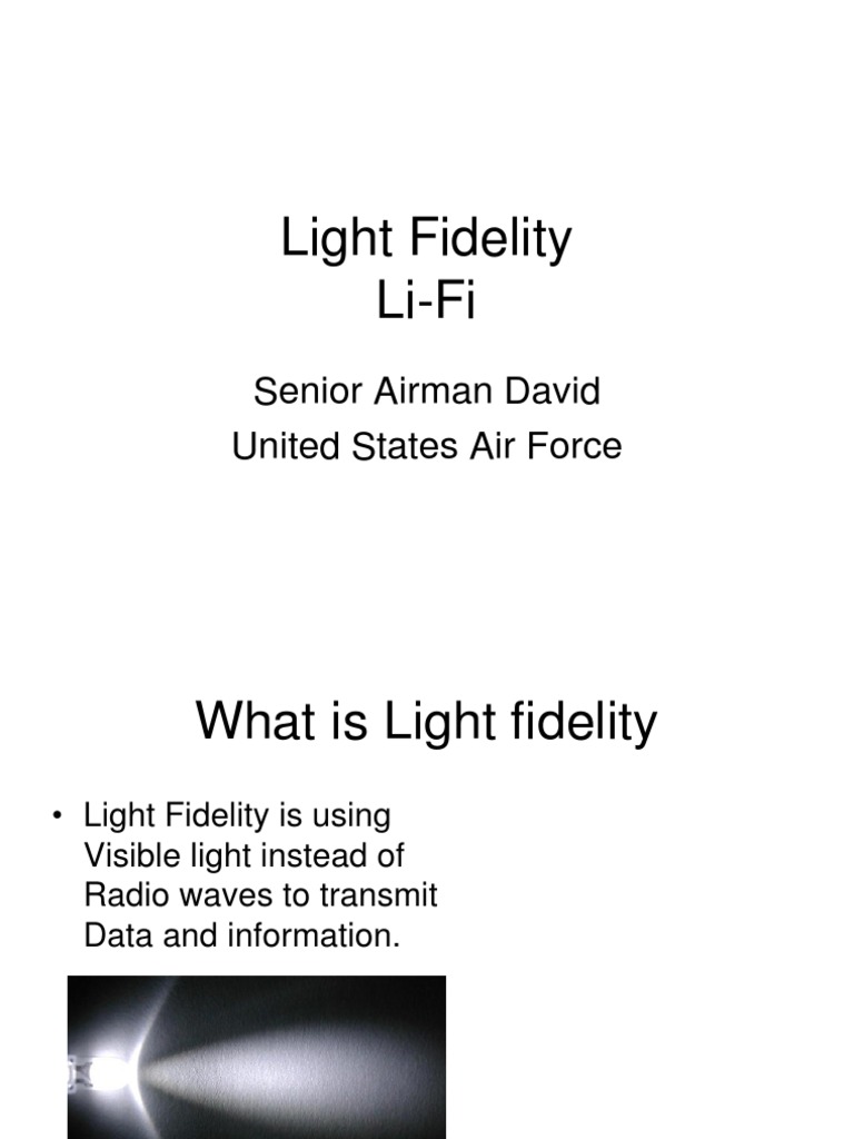 Li-Fi: Future of Wireless Communication | PDF | Light | Telecommunication