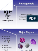 Pathogenesis: Atopy & Anaphylaxis