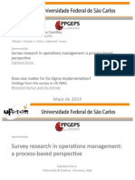 Survey Research in Operations