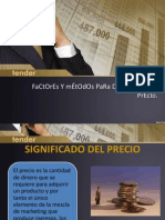 Factores y Métodos Del Precio