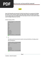 Grep and Sed Commands