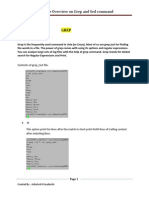 Grep and Sed Commands