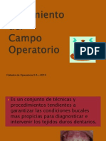 3 - Aislamiento Del Campo Operatorio