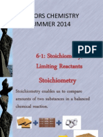 6-1 Stoichiometry Limiting Reactants Slides
