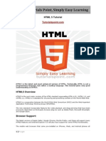 HTML5 Tutorial