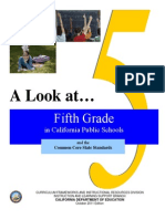 A Look at 5th Grade in Ca Public Schools